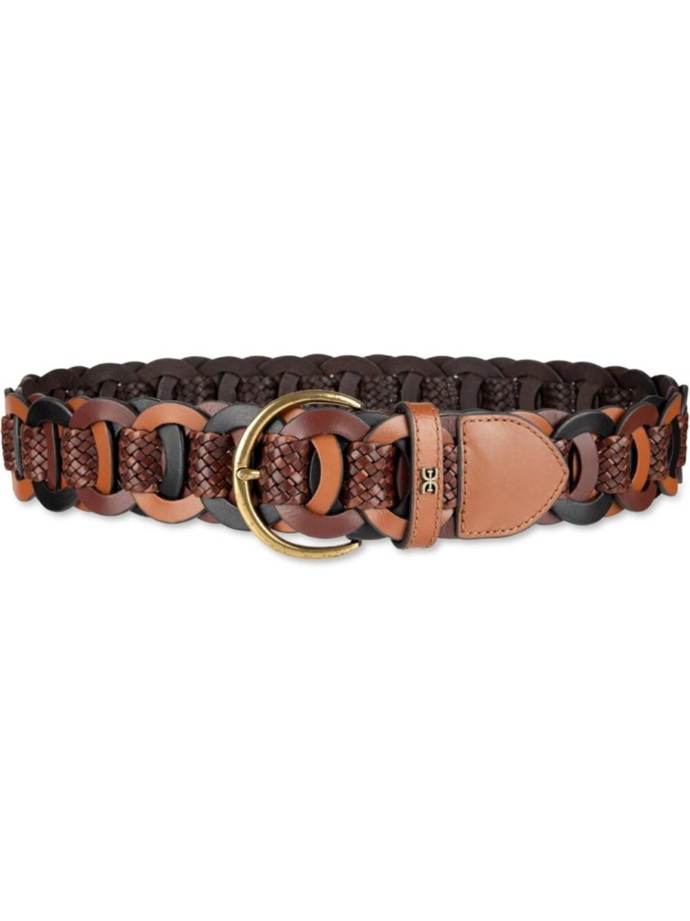 Stylish Woven Leather Belt for Women - Perfect for Jeans, Dresses & Skirts